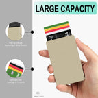 Gold / All aluminum+Magenic+Size(10*6.5*1cm) / 1pack+Metal Ring