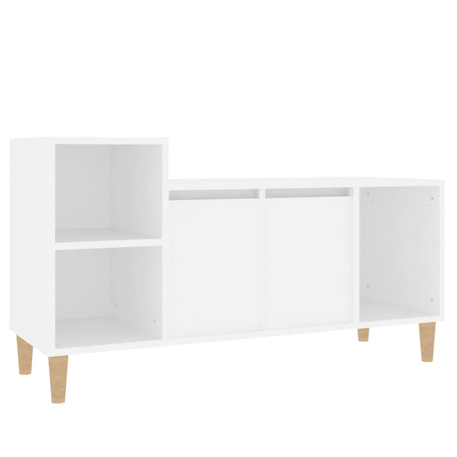 NNEVL TV Cabinet White 100x35x55 cm Engineered Wood