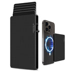 Black / All aluminum+Magenic+Size(10*6.5*1cm) / 1pack+Metal Ring