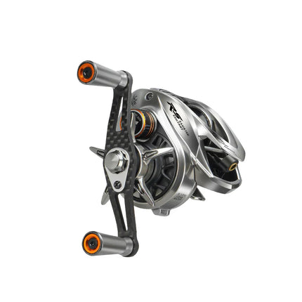 NNEOBA Baitcasting Fishing Reel Magnetic Braking Right Hand Silver