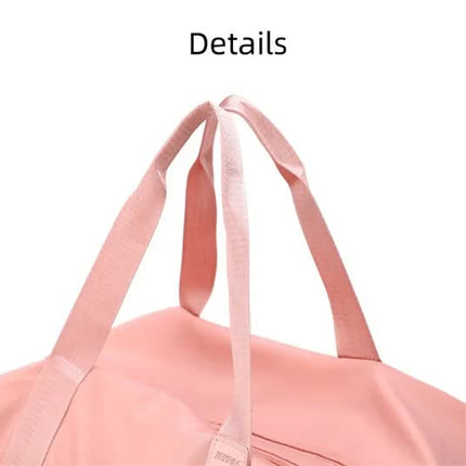 NNEDSZ Grey Stylish Gym Travel Bag with Shoe Compartment, Lightweight and Durable Design