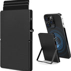 Black / All aluminum+Magenic+Size(10*6.5*0.8cm) / 1pack+Metal Ring