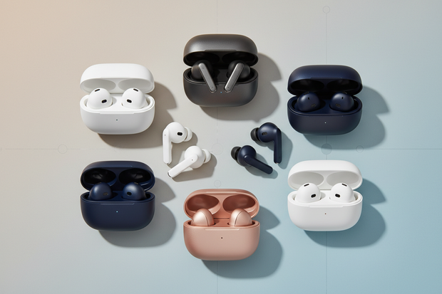 multiple earbuds tht will look nice to put on a image on my website