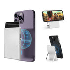 Silver / All aluminum+Magenic+Size(10*6.5*0.8cm) / 1pack+Metal Ring